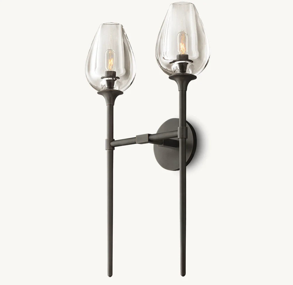 TULIP DOUBLE SCONCE