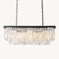 1920S ODEON RECTANGULAR CHANDELIER 40"