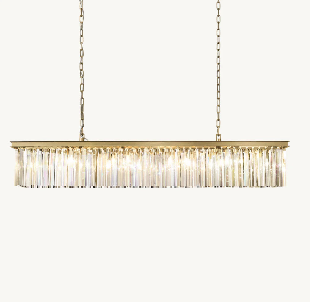 RHYS RECTANGULAR CHANDELIER 60"