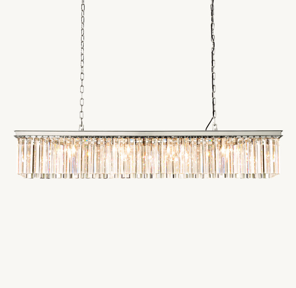 RHYS RECTANGULAR CHANDELIER 60"
