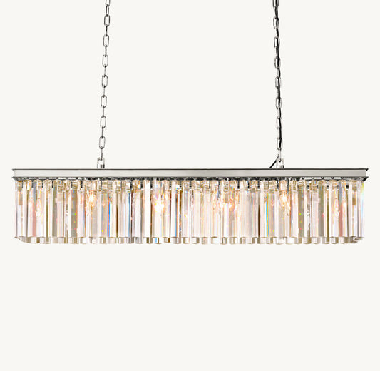 RHYS RECTANGULAR CHANDELIER 49"