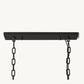 HARLOW CRYSTAL RECTANGULAR CHANDELIER 42"