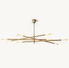 ROUSSEAU 8-LIGHT MOBILE ETCHED ROD CHANDELIER