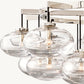 CABRETTE CLEAR GLASS ROUND CHANDELIER 60"