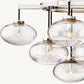 CABRETTE CLEAR GLASS LINEAR CHANDELIER 72"