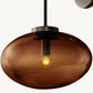 CABRETTE AMBER GLASS SCONCE