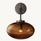 CABRETTE AMBER GLASS SCONCE