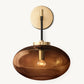 CABRETTE AMBER GLASS SCONCE