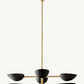 GRAPHIC CHANDELIER 38"