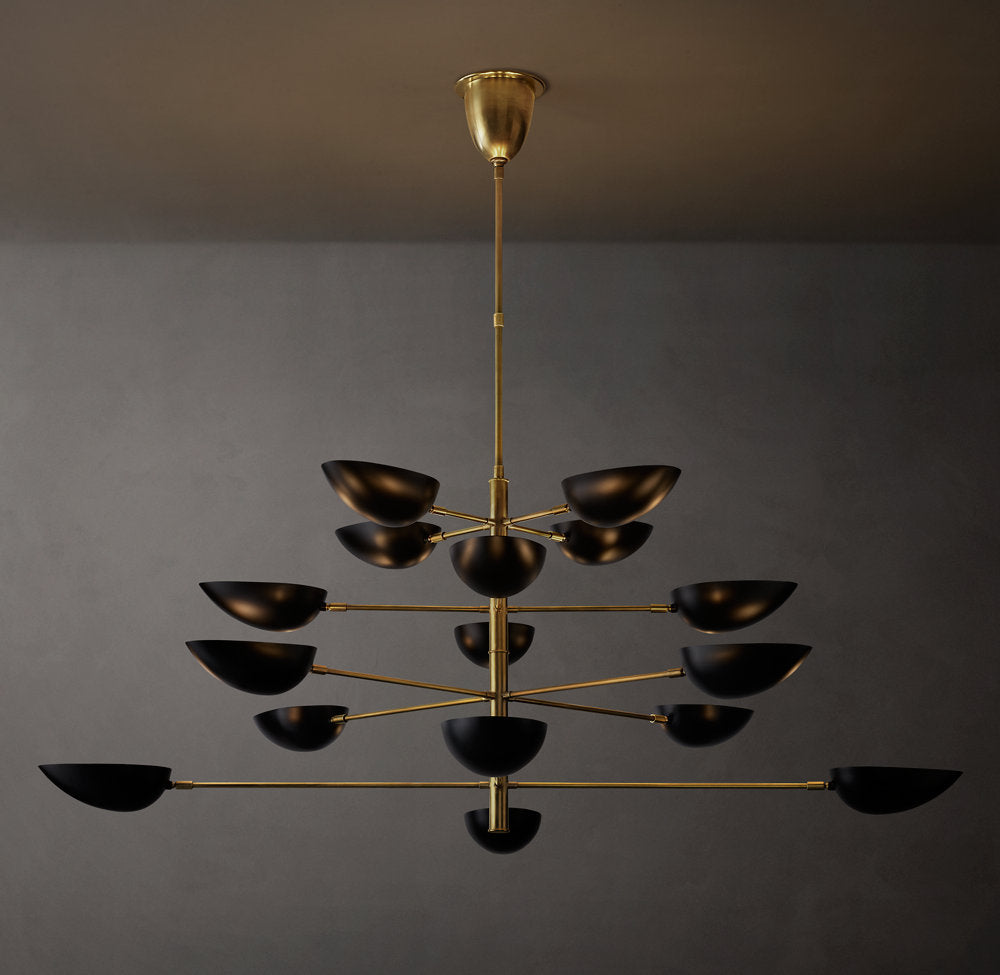 GRAPHIC CHANDELIER 70"