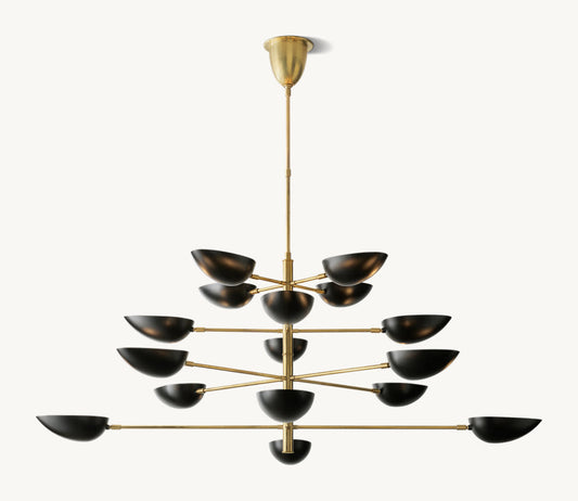 GRAPHIC CHANDELIER 70"