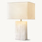 TALLADO ALABASTER CONVEX ACCENT TABLE LAMP