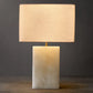 TALLADO ALABASTER RECTANGULAR TABLE LAMP