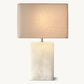 TALLADO ALABASTER RECTANGULAR TABLE LAMP
