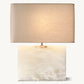 TALLADO ALABASTER WIDE RECTANGULAR TABLE LAMP