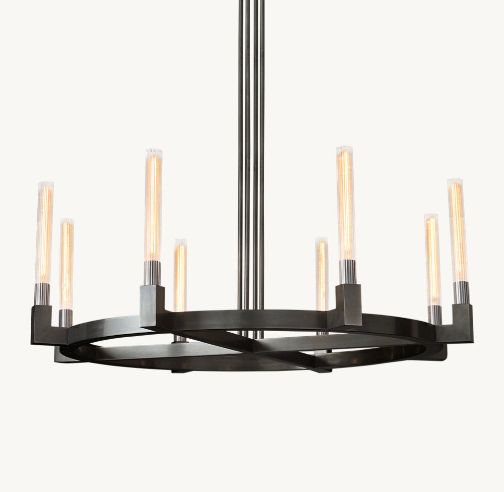 CANNELE ROUND CHANDELIER 48"