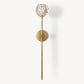 BOULE DE CRISTAL SMOKE GLASS GRAND SCONCE
