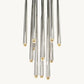 AQUITAINE ROUND CHANDELIER 18"
