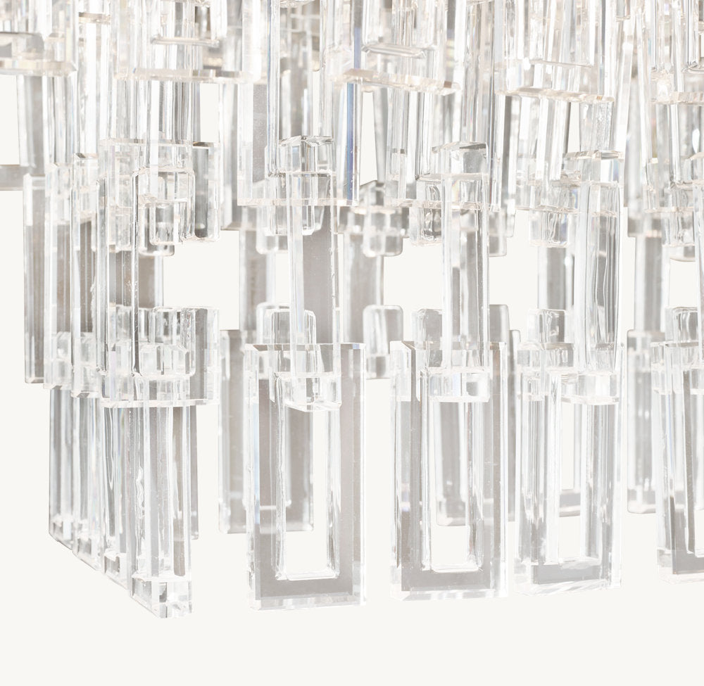MARIGNAN TIERED ROUND CHANDELIER 36"