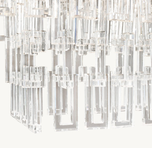 MARIGNAN TIERED ROUND CHANDELIER 60"