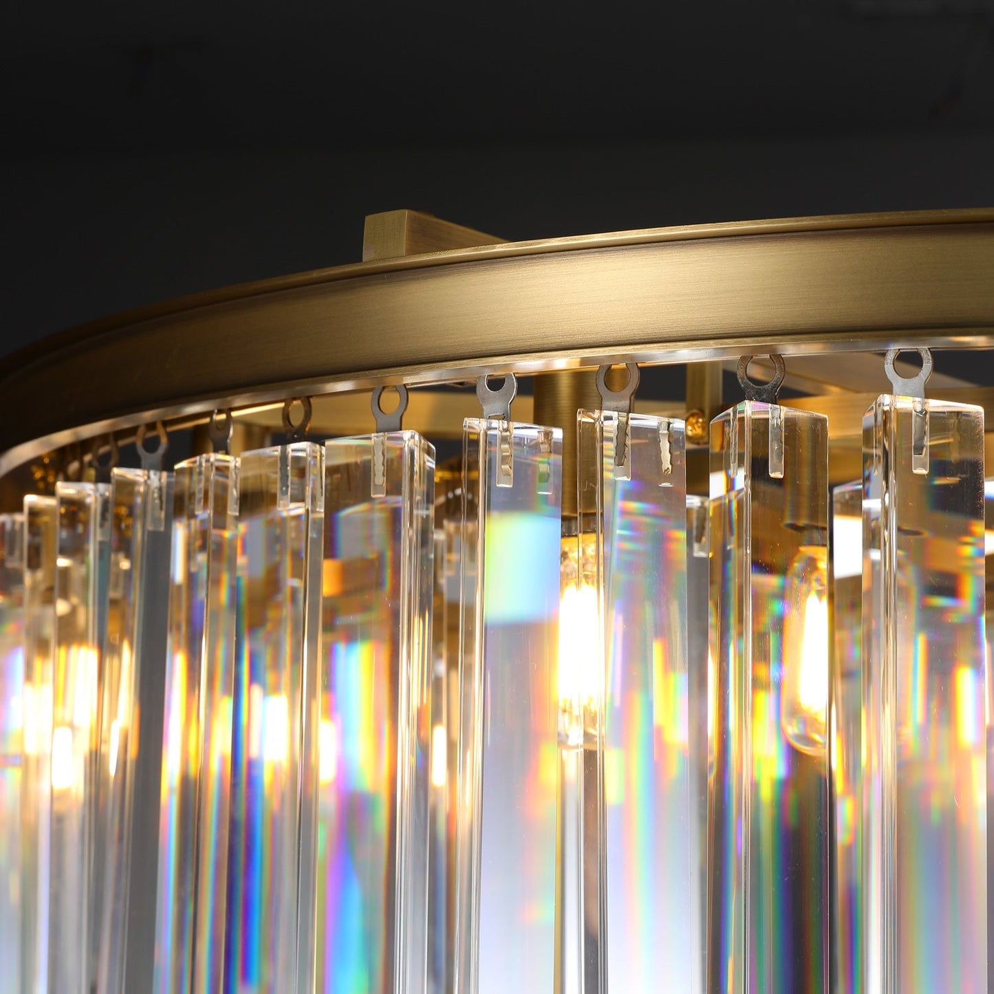 Rhys Round Chandelier 32", 8-lights