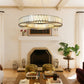 Art Glass Jeunet Round Chandelier